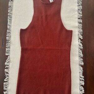 Madewell NWT Ribbed Cutaway Tank